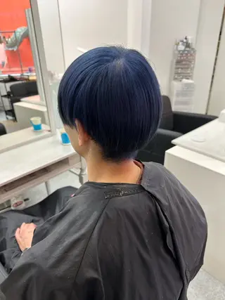 ショート 韓国ヘア×ハイトーン AYA💫のヘアスタイル