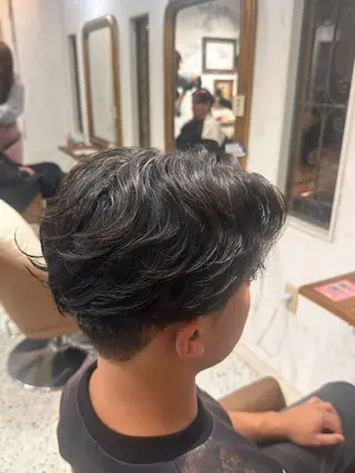 ミディアム パーマ メンズ Ren /メンズ/緩めパーマのヘアスタイル