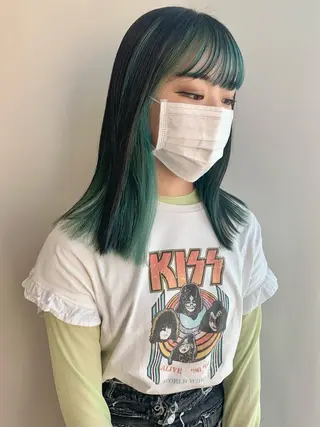 ミディアム カラー 似合わせ⌇お洒落 カット⌇平野あみのヘアスタイル