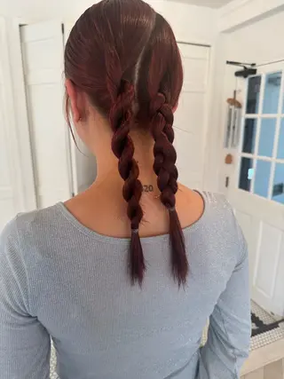 カラー ブリーチカラー🎀 寺門美優のヘアスタイル