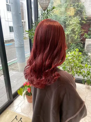 カラー 艶髪/艶カラー/縮毛 /   タキダのヘアスタイル