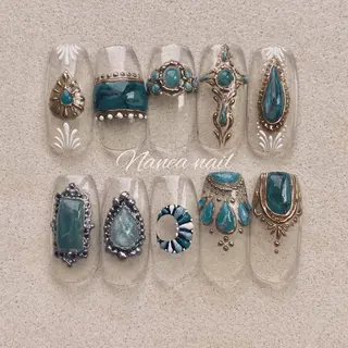 ネイル 金竹 結衣のネイルデザイン