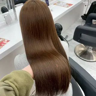 ロング カラー 曲がる縮毛矯正✨️ パーマ🌀 晃哉‎のヘアスタイル