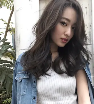 ロング カラー パーマ シェアサロン　salowin所属・✨ブリーチなし透明感 カラー🥇ユースケのヘアスタイル