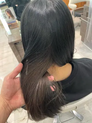 セミロング カラー ✨ダメージを感じない 美髪ヘア✨ 野口春貴のヘアスタイル