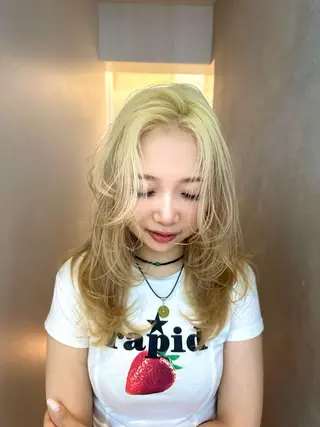 カラー ハイトーン特化 pepe🎀のヘアスタイル