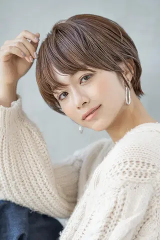 ショート カラー RAF TOKYO所属・10月限定モニター 髪質改善美髪矯正のヘアスタイル