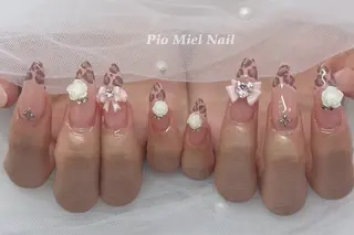 ネイル momo 長さだしのネイルデザイン