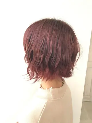 ショート カラー cher. 新井瑞希のヘアスタイル
