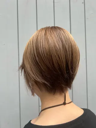 ショート カラー 藤田 翔のヘアスタイル