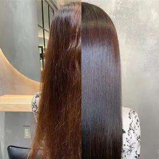 ロング カラー ツバサ 髪質改善のヘアスタイル