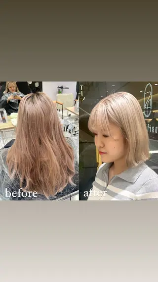 ショート カラー 🥇メンズパーマ /縮毛矯正/木村神心のヘアスタイル