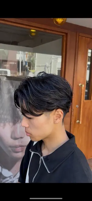 ショート 石本 凌大のヘアスタイル
