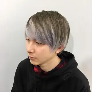 メンズ カラー 艶髪サラサラカラー 🌈前原健吾のヘアスタイル