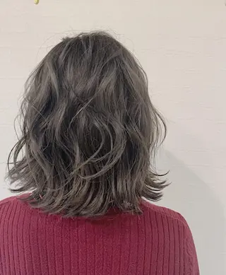 カラー メンズ ハイトーン/レイヤー 💜Akaneのヘアスタイル