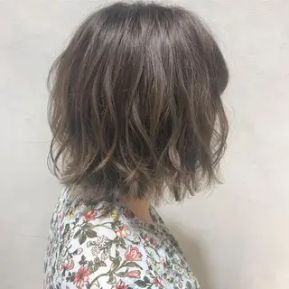 ミディアム パーマ cofy by melt所属・🍎みついじゅん🍏 ボブ指名No.1のヘアスタイル