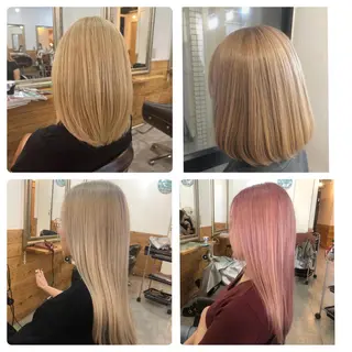 ロング カラー 髪質改善＆ブリーチ 伊勢　祐一郎のヘアスタイル