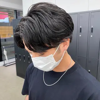 パーマ メンズ メンズ縮毛矯正/折羽 翔也のヘアスタイル