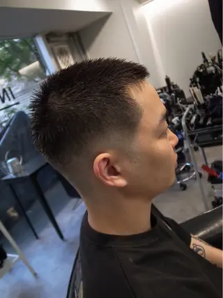 ショート パーマ メンズ INTRO SHIBUYA by Fi-Ne所属・💈メンズフェード 特化DAIYA💈のヘアスタイル