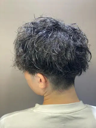 ショート パーマ メンズ ⚡️メンズ特化⚡️ 倉林 隼大のヘアスタイル