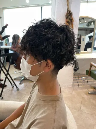 パーマ メンズ あしかが ゆいとのヘアスタイル