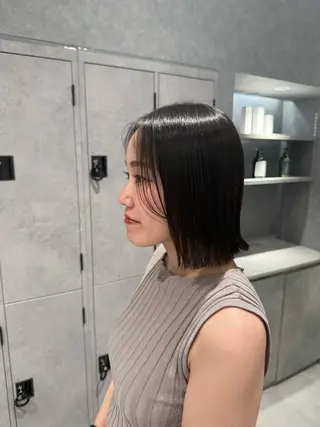 ミディアム y.be所属・yuri⌇cut model募集中⌇のヘアスタイル