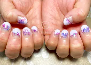 カラー BABELバベル所属・江戸川橋✨BABEL 【バベル】大人可愛いのネイルデザイン