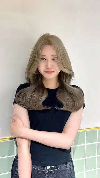 ロング カラー パーマ ヘアアレンジ メンズ キッズ 💖渋谷さくら/ 透明感/髪質改善💖のヘアスタイル