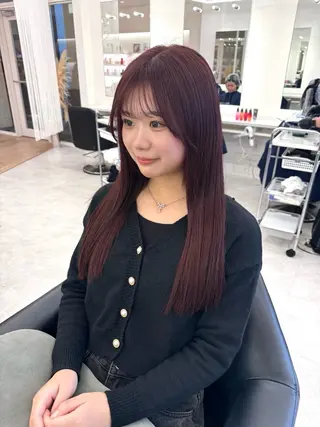 ロング カラー ♡ParveMix 花房 菜乃♡のヘアスタイル