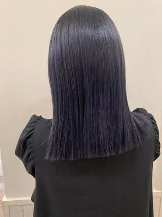 セミロング 顔周りレイヤー 🎀マリノのヘアスタイル