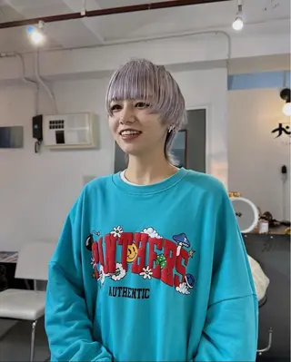 ショート ☆RUO☆/ハイトー ンBob/デザインのヘアスタイル