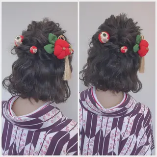 ヘアアレンジ 顔まわり‎🤍小顔 カット🤍みさきのヘアスタイル