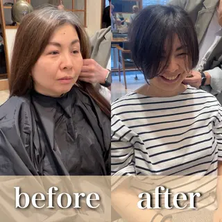 ショート カラー LucksiMie 銀座店所属・【韓国 レイヤー 髪質改善✨】かずのヘアスタイル