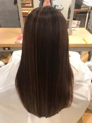 ロング カラー ✨髪質改善/透明感✨ 西野　陽のヘアスタイル