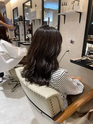 セミロング カラー 本店店長☆ 前原海翔のヘアスタイル