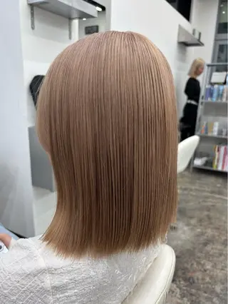 カラー 🌸ハイトーンカラー ゆずな 🌸のヘアスタイル