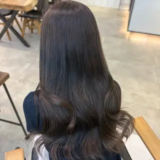 カラー ツヤ感ベージュカラー RIKO🎀‎🤍のヘアスタイル