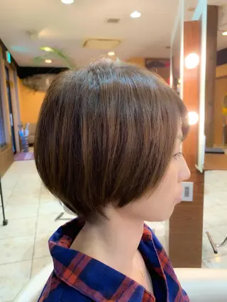 ショート カラー 縮毛矯正/髪質改善 飯田公祐のヘアスタイル