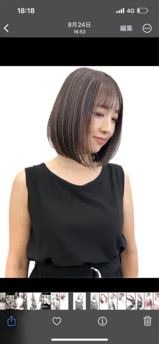 ショート 伊藤 りいなのヘアスタイル