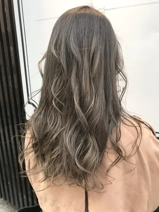 ロング カラー シールエクステ⭐️ オオミタクヤのヘアスタイル