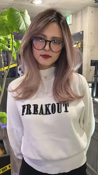 セミロング カラー XELVE所属・髪質改善♠️ KENTAROのヘアスタイル