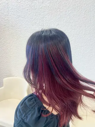 カラー 艶髪/ハイトーン🫧 Aika🤍のヘアスタイル