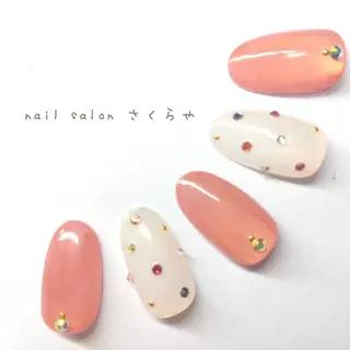 ネイル さくらや❤ パラジェル使用のネイルデザイン