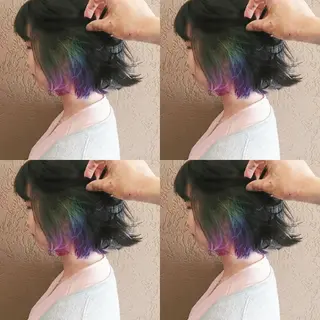 ミディアム カラー nambu-GARDEN所属・上田 昂雅のヘアスタイル