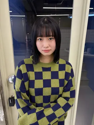 ミディアム カラー ヘアアレンジ BELLA TOMOMIのヘアスタイル