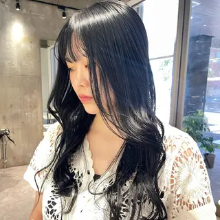 ロング カラー iLi🫧kim ryongna🦋のヘアスタイル