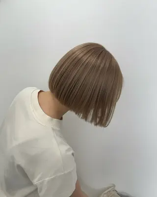 ショート カラー 🐹ブリーチ/ボブ /韓国ヘア/蓮🐹のヘアスタイル