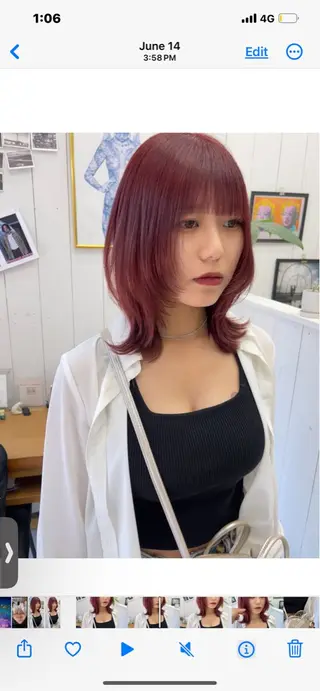 ミディアム 📍葛西りんたろう/ ENVのヘアスタイル