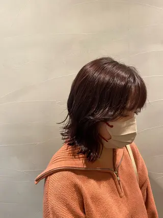 ミディアム angelica 🌸ayaka🌸のヘアスタイル