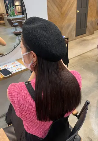 カラー beleefric 🩵黒木芽衣のヘアスタイル